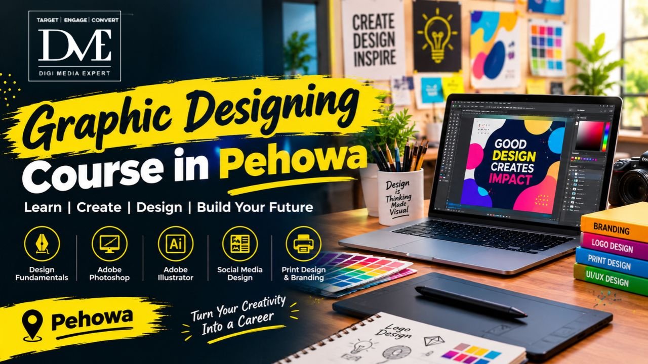 Graphic Designing Course in Pehowa by Digi Media Expert