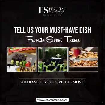 5 Star Catering Graphics Design