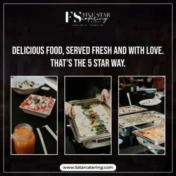 5 Star Catering Graphics Design