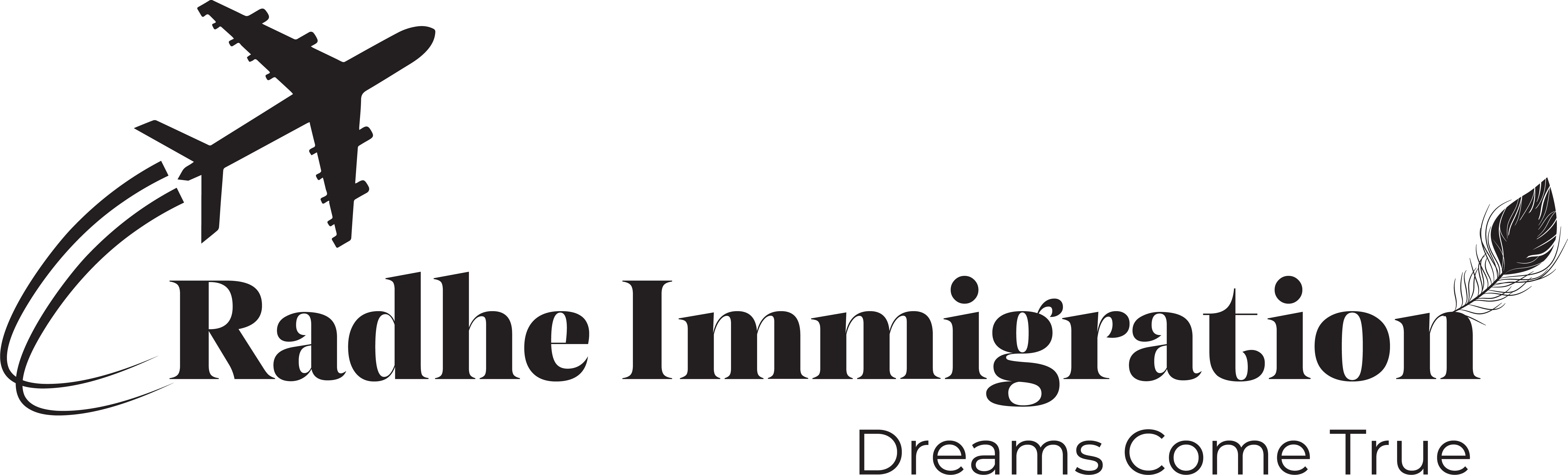 Logo Radhe Immigration