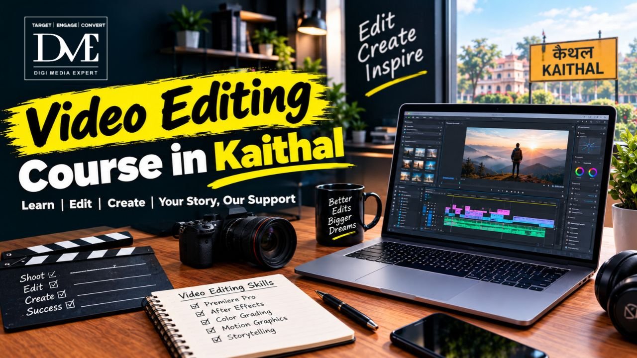 Video Editing Course in Kaithal by Digi Media Expert