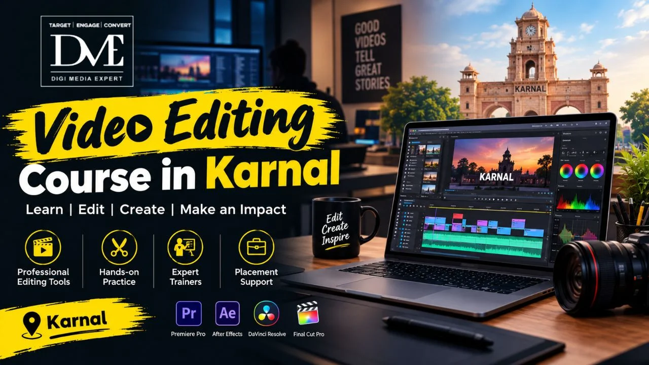 Video Editing Course in Karnal by Digi Media Expert